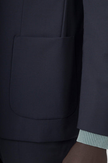 Summer Wooltech Blazer Blu Uomo - 8