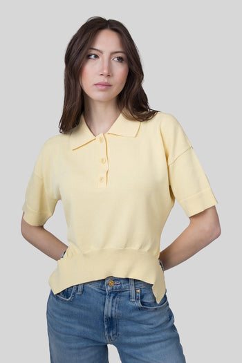 Polo Barbara Giallo Donna - 5