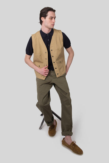 Dry Tin Vest Beige Uomo - 2
