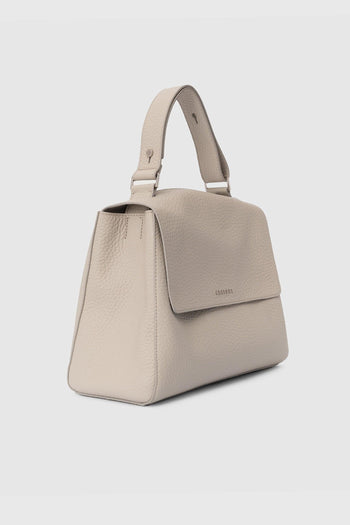 Borsa Media Sveva In Pelle Soft Grigio Chiaro Donna - 2