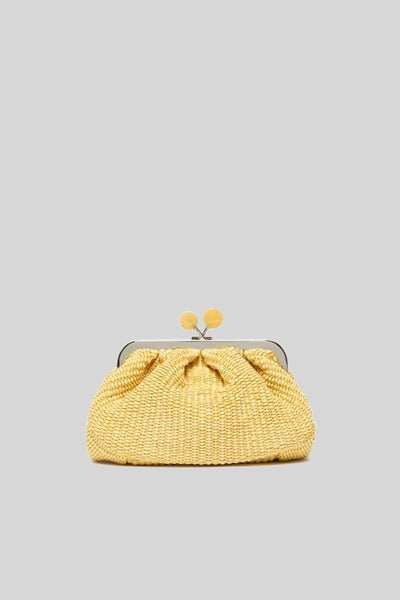 Max Mara Pasticcino Bag Small Effetto Rafia Giallo Donna