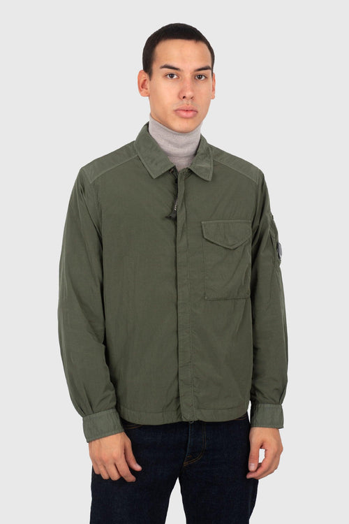 Overshirt Chrome-r Lens Verde Militare Uomo