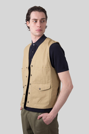 Dry Tin Vest Beige Uomo - 5