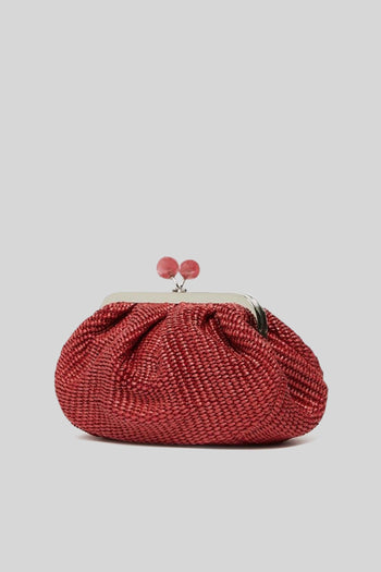 Max Mara Pasticcino Bag Small Effetto Rafia Ciliegia Donna - 3