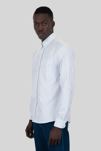 Camicia Doubling Ox Bianco/azzurro Unisex - 3