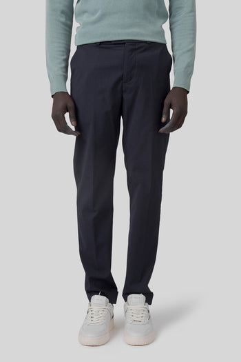 Summer Wooltech Chino Pant Blu Scuro Uomo - 5