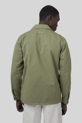 Overshirt Wilde Verde Militare Uomo - 5