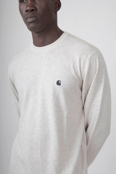 Wip Maglia Madison Grigio Melange Uomo