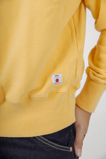 Felpa Raglan Crew Japan Giallo Uomo - 5