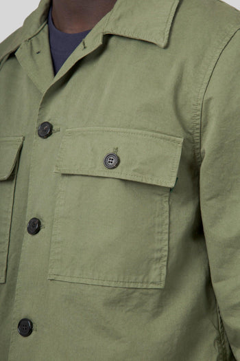 Overshirt Wilde Verde Militare Uomo - 6