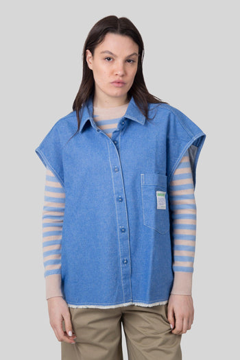 Camicia Pusway Blu Chiaro Donna - 2