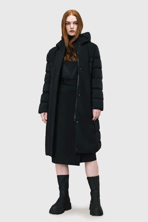 Winter Hybrid Parka Wom Nero Donna - 2