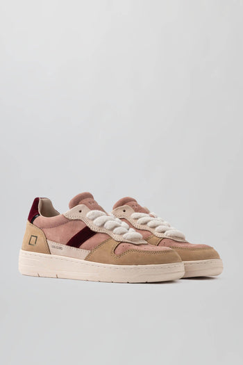 Sneaker Court 2.0 Colored Rosa Antico Donna - 3