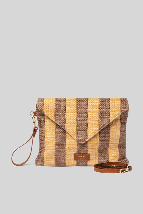 Busta Bonnie Rafia Marrone/sabbia Donna