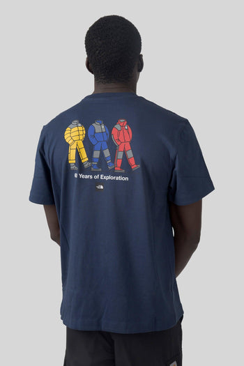 T-shirt Tnf Celebration Relaxed Graphic Blu Navy Uomo - 5