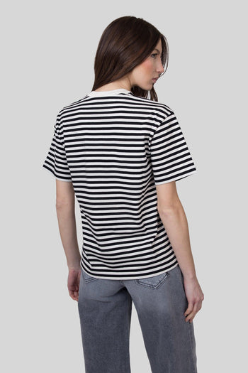 Wip T-shirt W' S/s Ezra Nero/bianco Donna - 5
