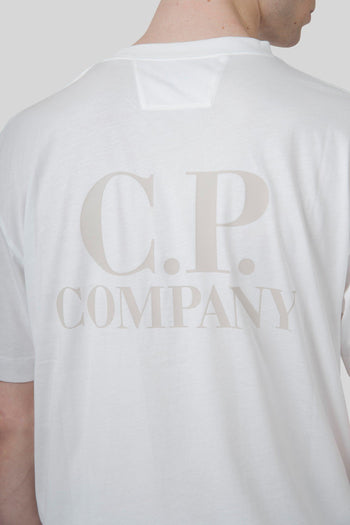 T-shirt 30/1 Jersey Printed Graphics Bianco Off Uomo - 2