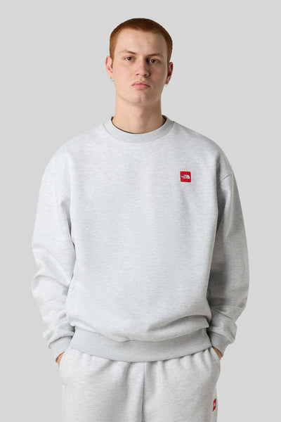 Felpa Girocollo Red Box Grigio Chiaro Uomo