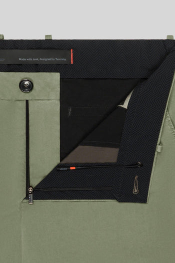 Cottech Chino Jo Pant Verde Uomo - 5