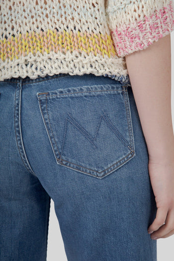 Jeans The Rerun Zip Sneak Blu Medio Donna - 2