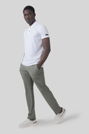 Oxford Gdy Polo Bianco Uomo - 2