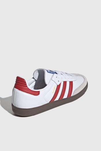 Sneaker Samba Og Bianco/rosso Donna - 3