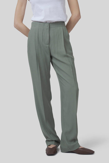 Pantalone Linda Verde Acqua Donna - 3