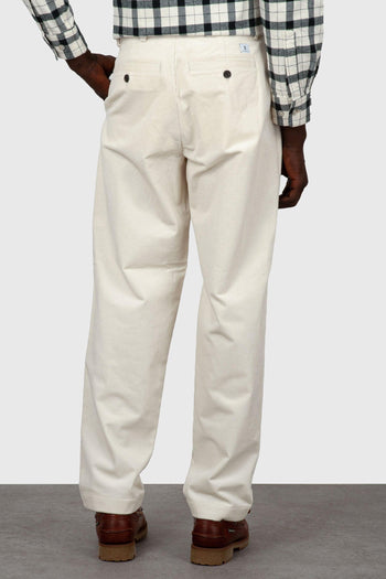 Pantalone Gin Pence In Velluto Bianco Off Uomo - 5