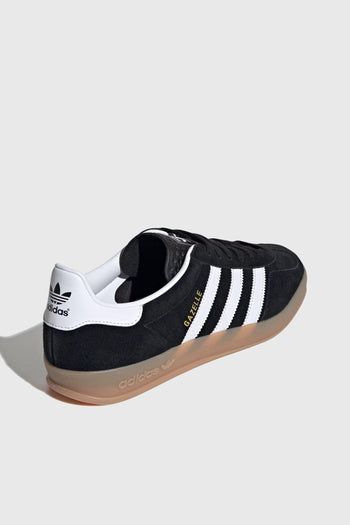 Sneaker Gazelle Indoor Nero/bianco Donna - 4