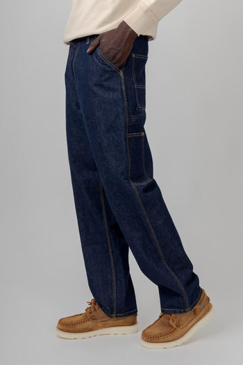 Wip Single Knee Pant Blu Scuro Uomo - 5