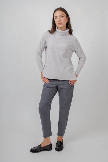 Maglia Velvet Vent Turtleneck Wom Ghiaccio Donna - 7