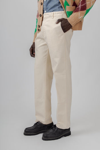 Pantalone Maine Bianco Off Uomo - 4