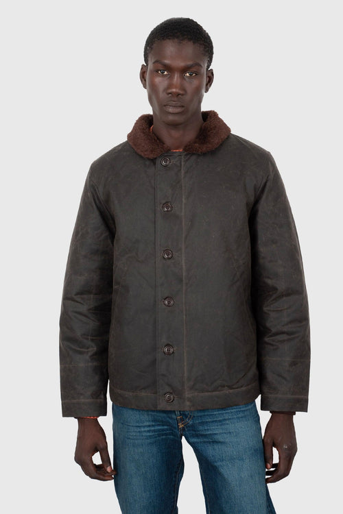 New Deck Jacket Cioccolato Uomo