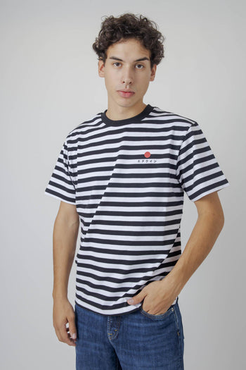 T-shirt Regular Striped Nero/bianco Uomo - 3