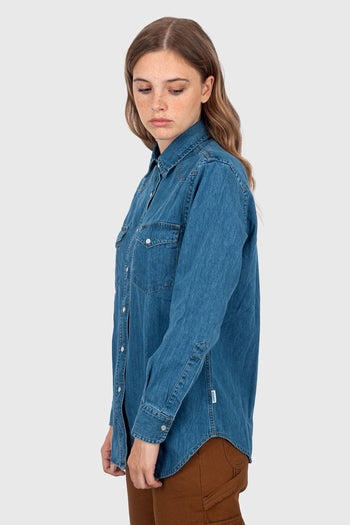 Camicia Denim Denim Medio Donna - 3