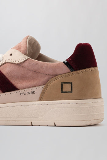Sneaker Court 2.0 Colored Rosa Antico Donna - 4