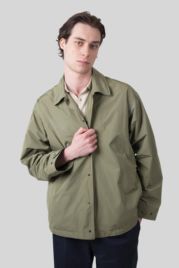 Camicia Pollard Lite In Taffeta Verde Salvia Uomo - 7