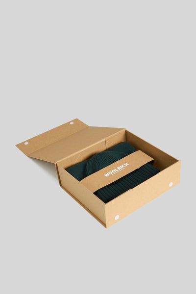 Gift Box Sciarpa & Cappello Verde Unisex