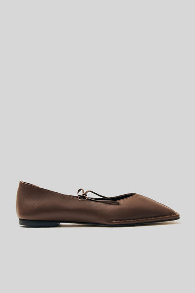 Ballerina Sway In Pelle Marrone Donna