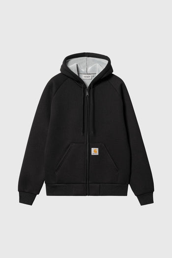 Wip Car-lux Hooded Jacket Nero Uomo - 5