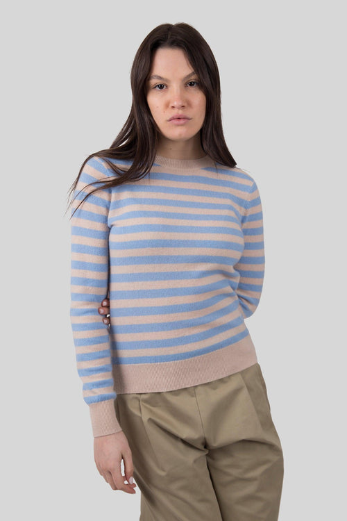 Maglia Marge Beige/azzurro Donna