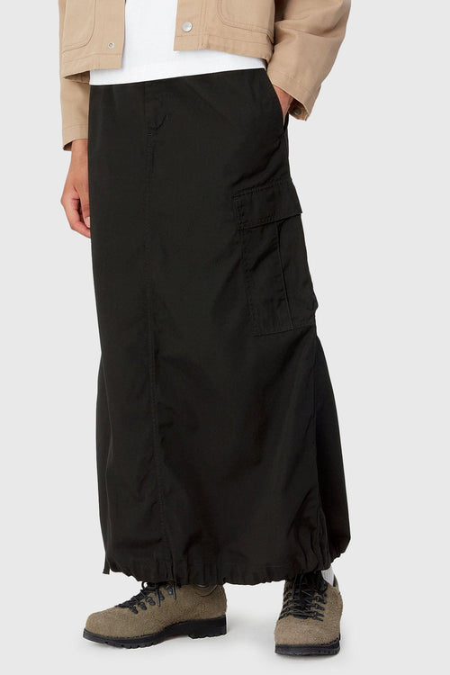 Wip W' Cargo Skirt Long Nero Donna