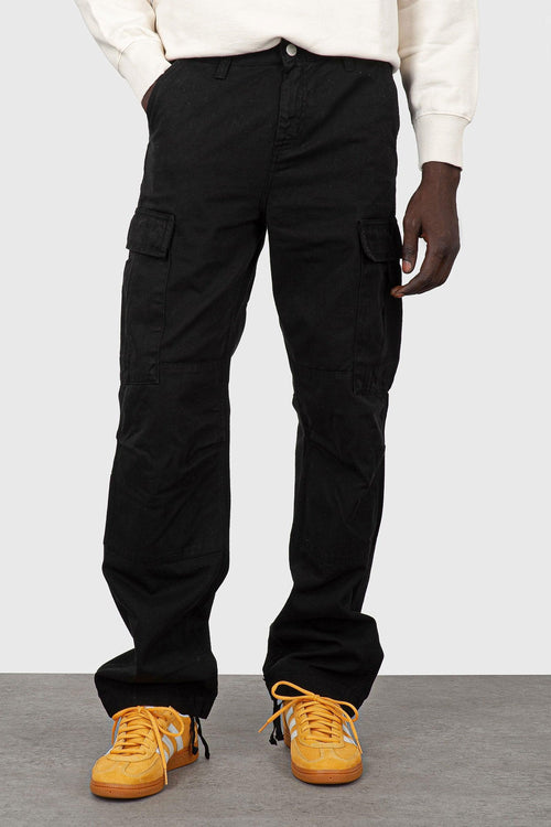 Wip Regular Cargo Pant 'moraga' Twill Nero Uomo - 1