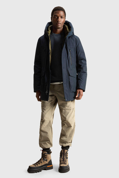 Arctic Parka Evolution In Ramar Cloth Blu Uomo - 2