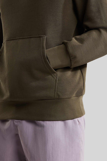 Felpa Monte Regular Con Cappuccio Verde Militare Uomo - 6