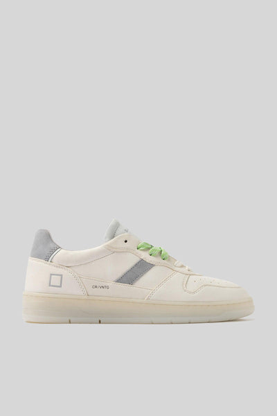 Sneaker Court 2.0 Vintage Calf Bianco/grigio Uomo