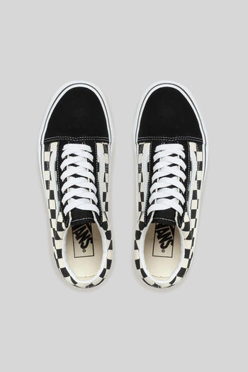 "off The Wall" Sneaker Old Skool Primary Check Bianco/nero Unisex - 5