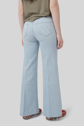Jeans The Hustler Roller Skimp Fray Blu Chiaro Donna - 6