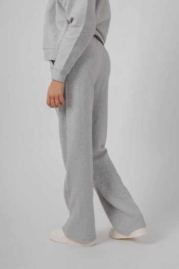 Max Mara Pantalone In Felpa Folk Grigio Chiaro Donna - 5