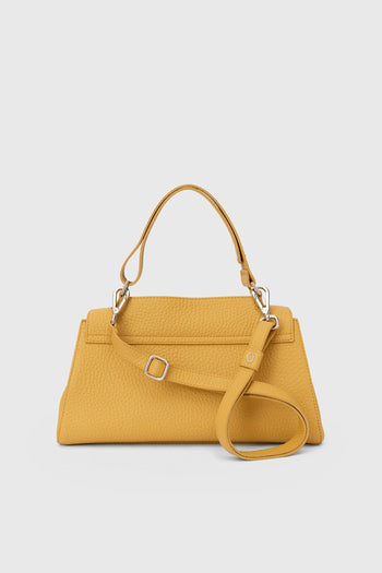 Borsa Sveva Longuette In Pelle Soft Giallo Donna - 3